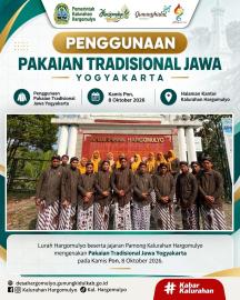 PENGGUNAAN PAKAIAN TRADHISIONAL JAWA YOGYAKARTA PADA KAMIS PON 8 OKTOBER 2026